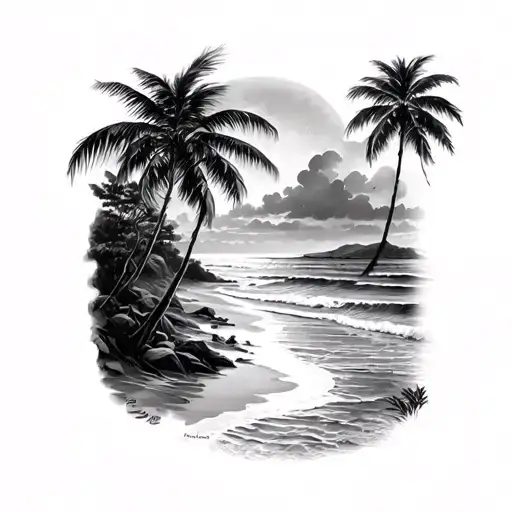 Nature Transition In To The Beach