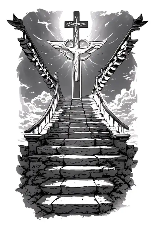 Stairway To Heaven Three Crosses