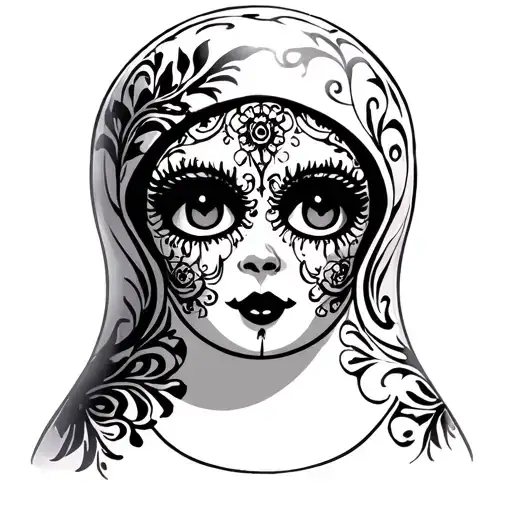 Gothic Russian Doll