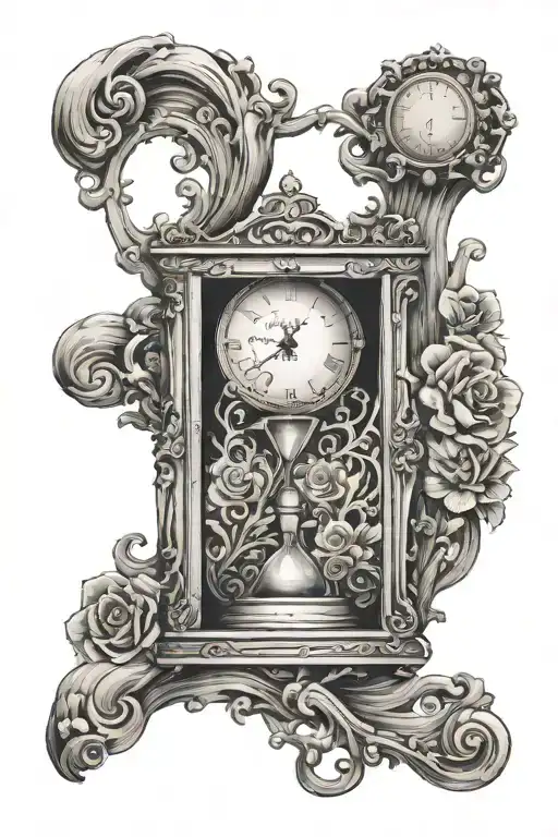 The Door Opened By The Hourglass