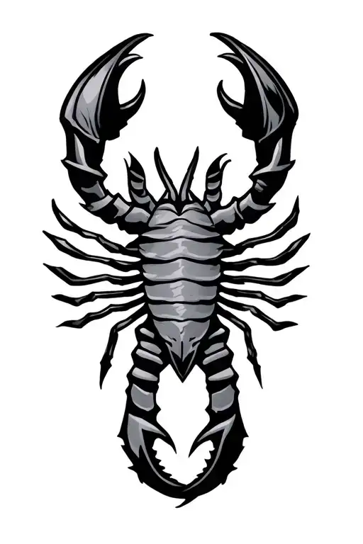 Scorpio And Viking Symbol