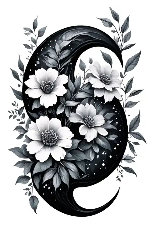 Semi Colon With Flowers And I Am Enough