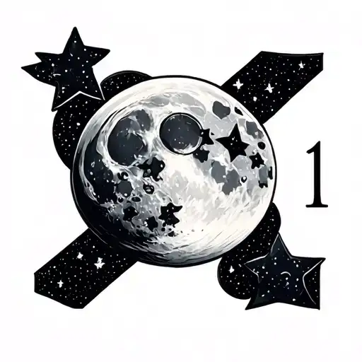 Moon And Number 11