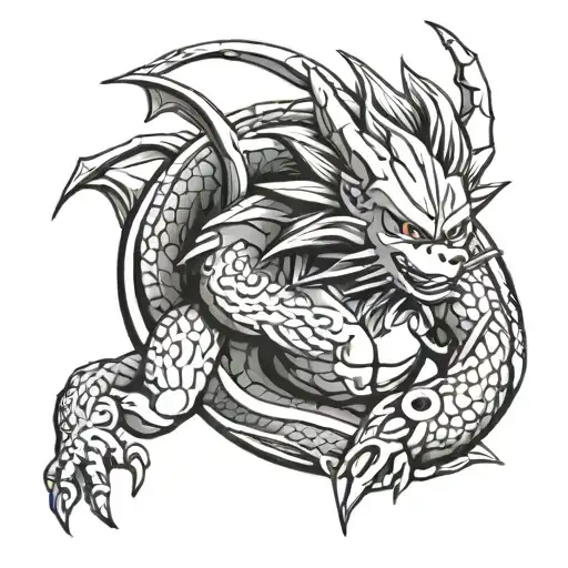 Dragon Ball Z With Rose