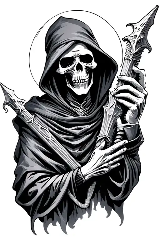 Grim Reaper Holding