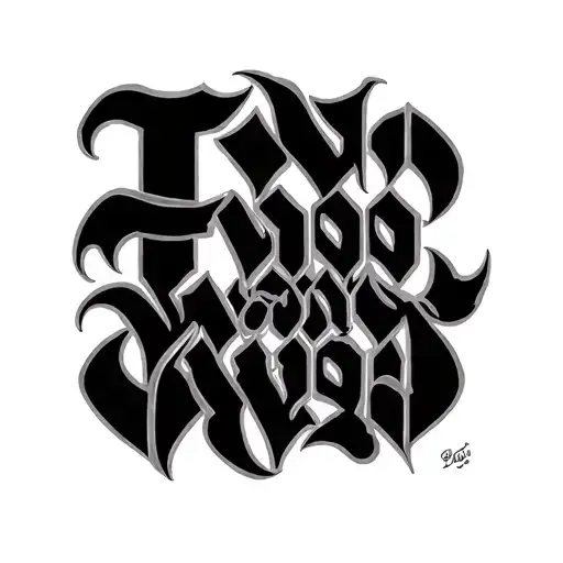 Two Word Ambigram Generator