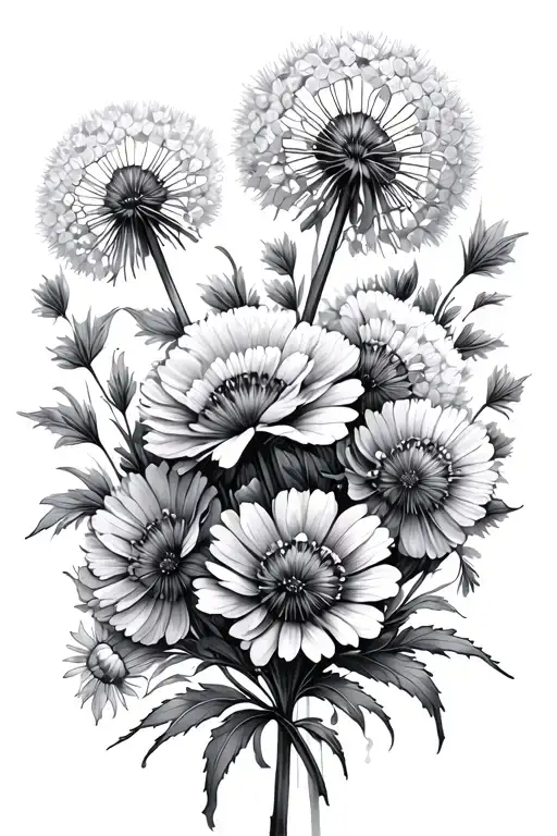 Wild Floral With Dandilions