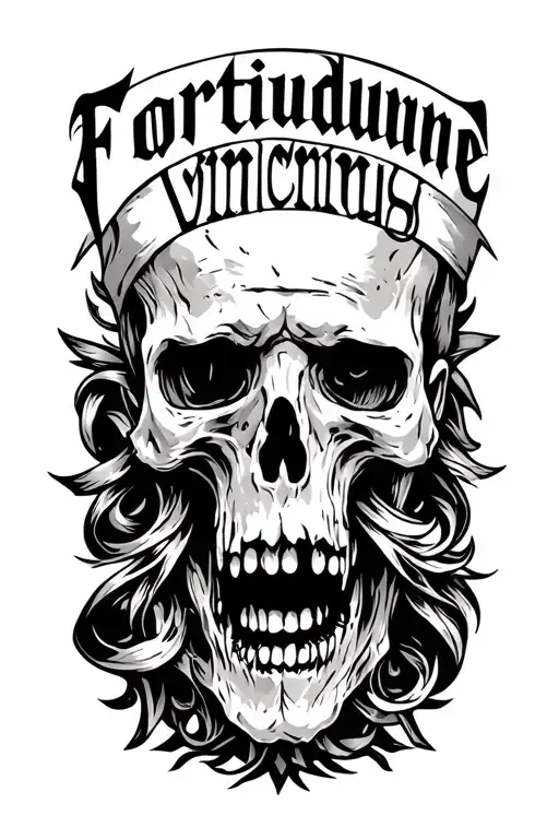 Healer In Latin Phrase 'Fortitudune Vincimus'