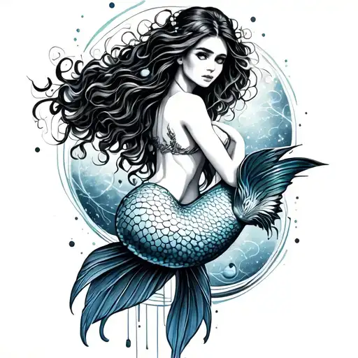 Mermaids And Space Themed