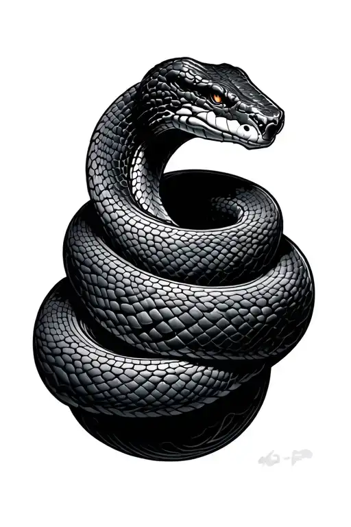 Segmented Snake Wrapped