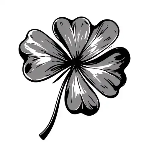 Grunge 4 Leaf Clover