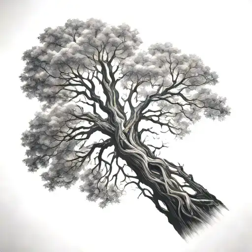Tree Forearm Sleeve Tatoo
