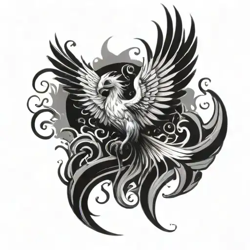 Phoenix Rising From The Ashes