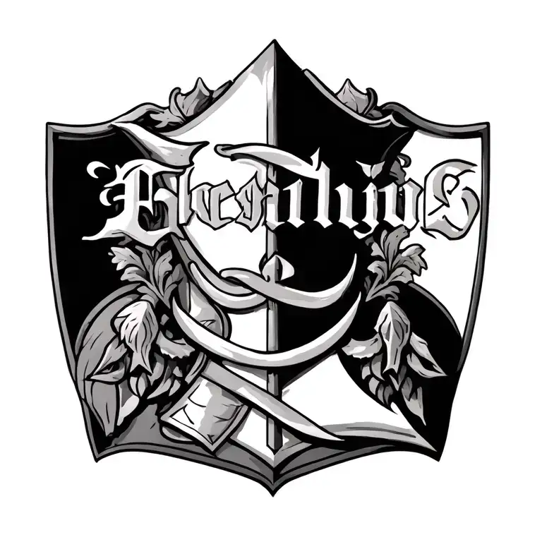 English Knight Child Names Intertwined Within