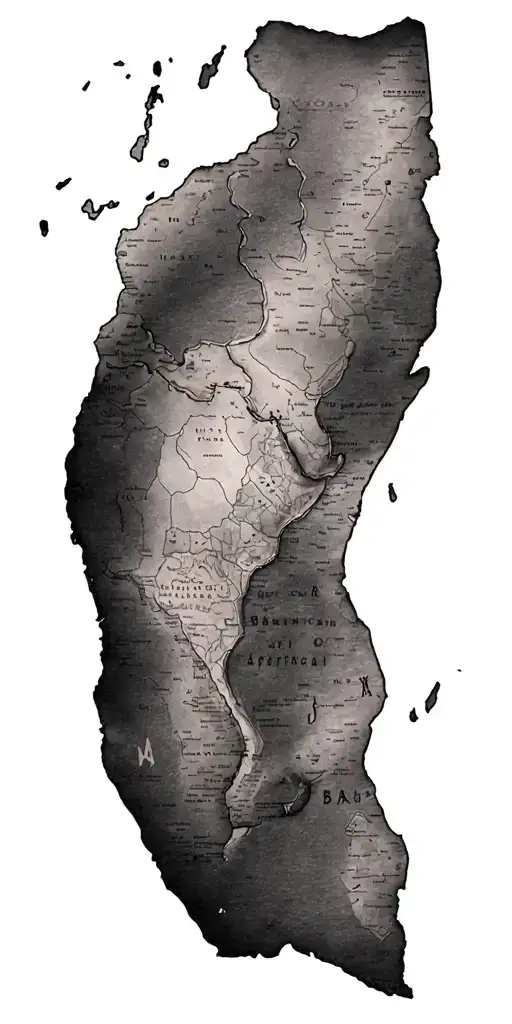 Back To Africa Continent Map Showing