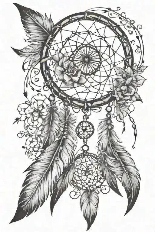Dream Catcher With Quote Written