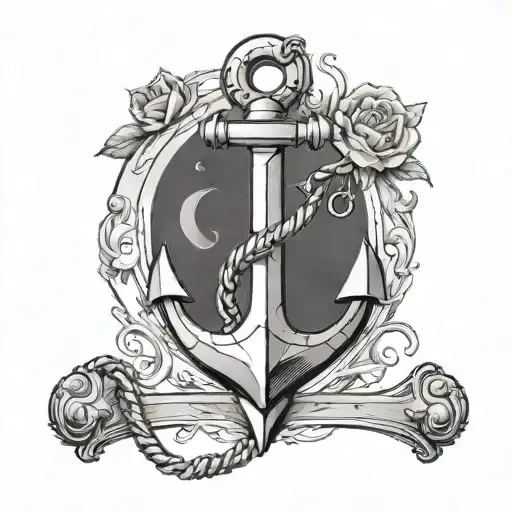 Feminine Anchor And A Hammer