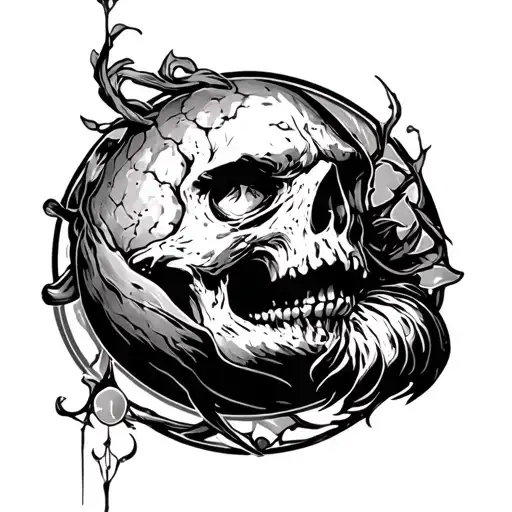 Gothic Style Sisyphus Tatto