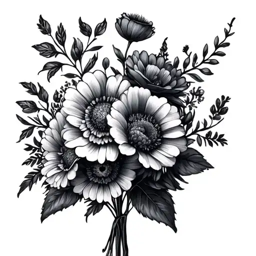 Birth Flower Bouquet