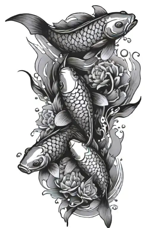 Koi Fish Family