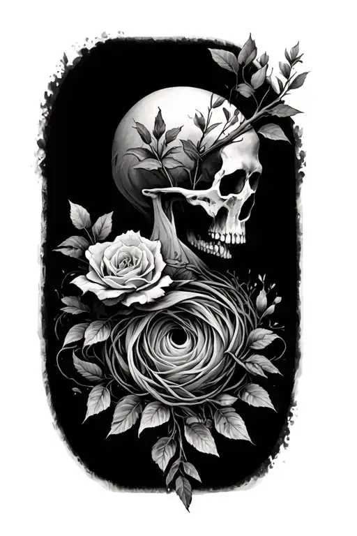 Nature Death And Life Intertwined