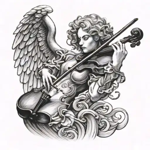 Violin Playing Angel