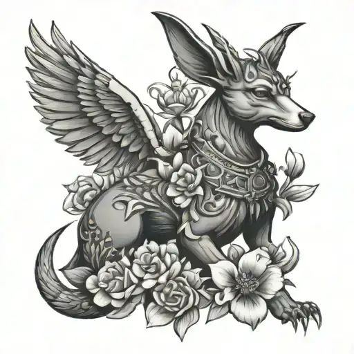 Flowers Anubis Phoenix