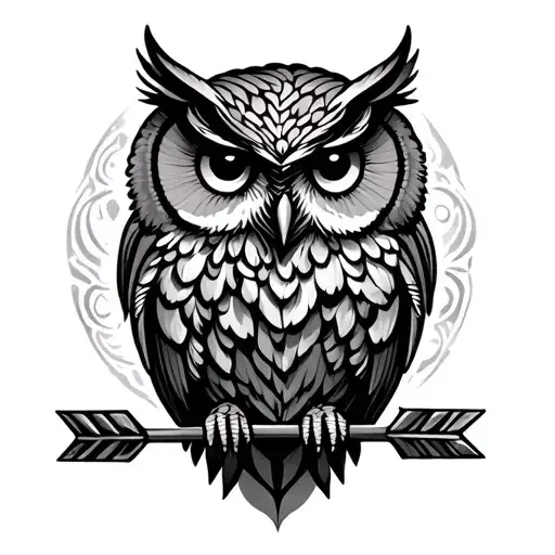 Owl And Arc Arrow
