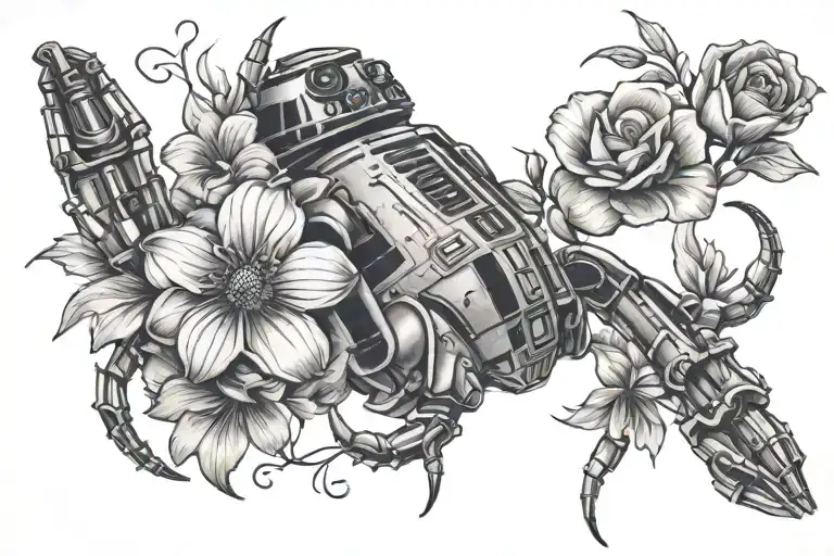 Gratitude Flower Scorpio Star Wars