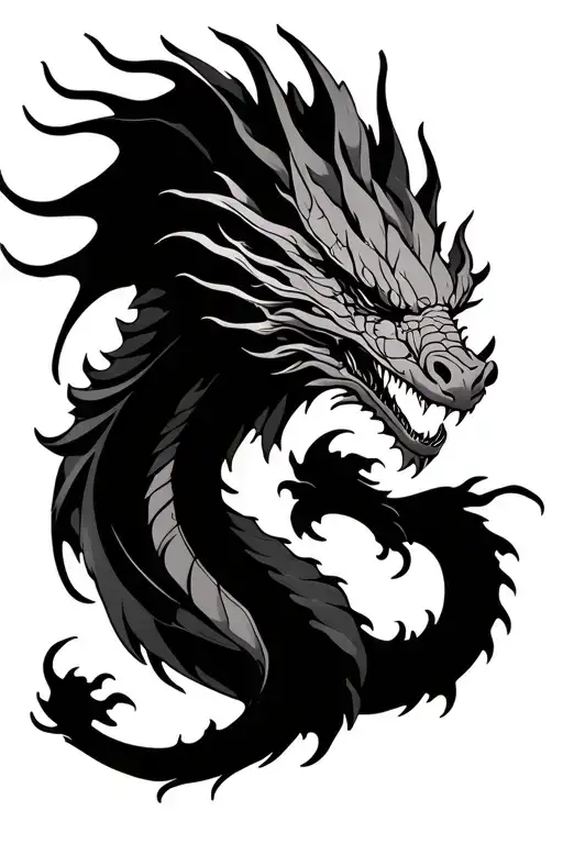 Minimalistic Forearm Dragon