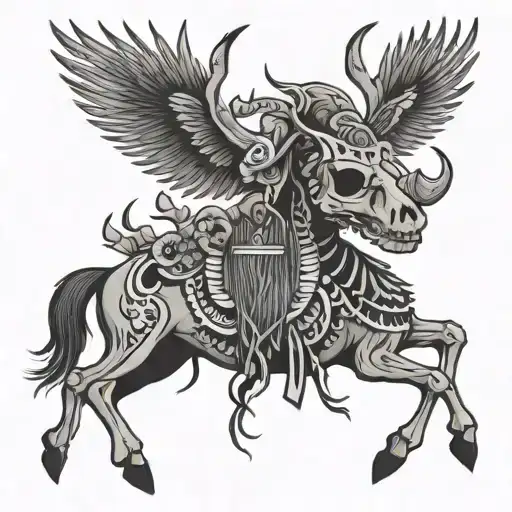 Yaqui Skeleton Deer Dancer