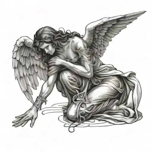 Angel Kneeling