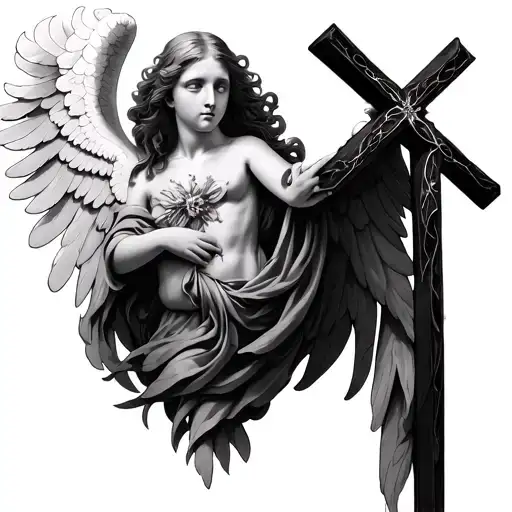 Angel And Cross