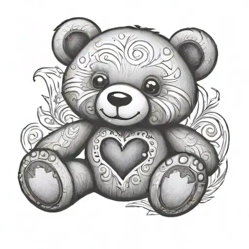 Teddy Bear With Heart