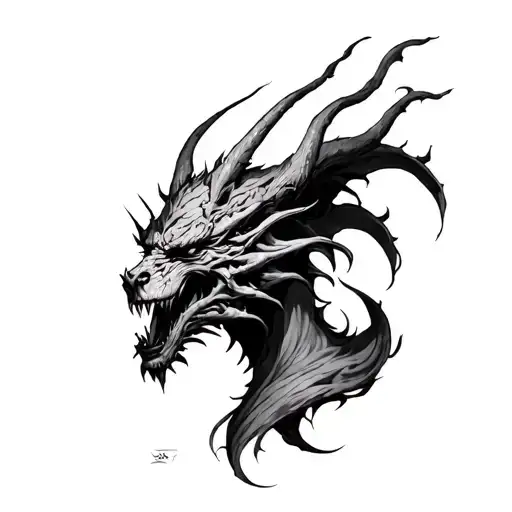 Phenoix Figting While Demon