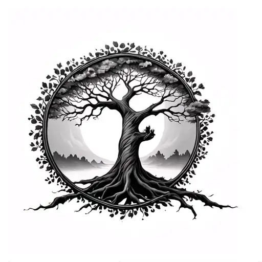 Tree Of Life And Trinquera