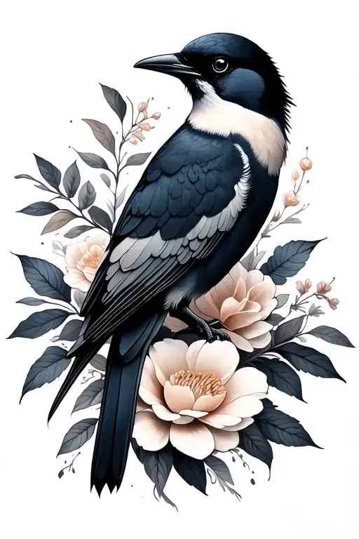 Bird And Flower Sleeve