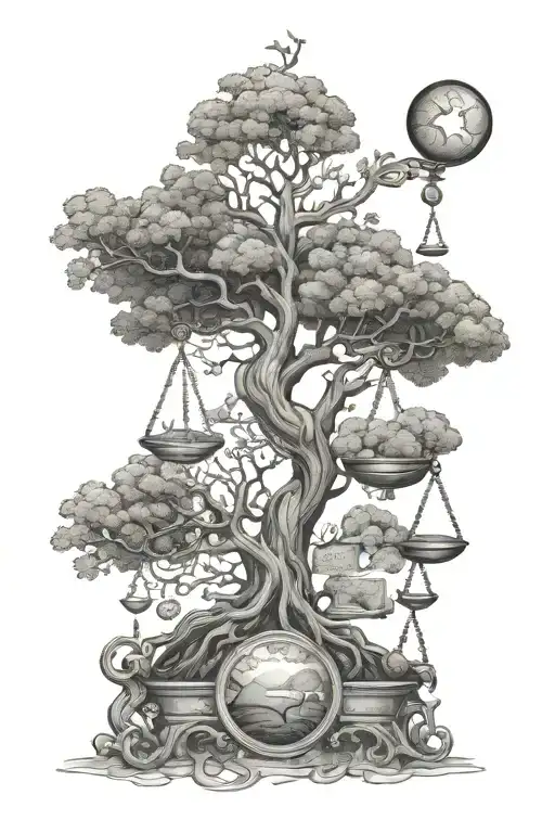Tree Of Life X Libra Scales
