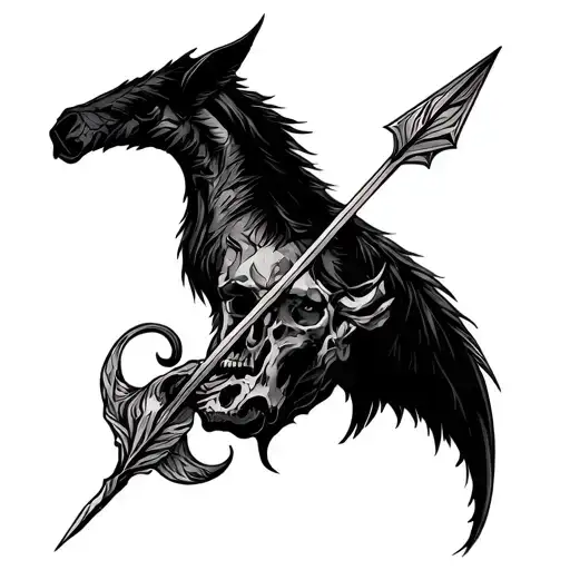 Sagittarius Arrow And Death Tribute