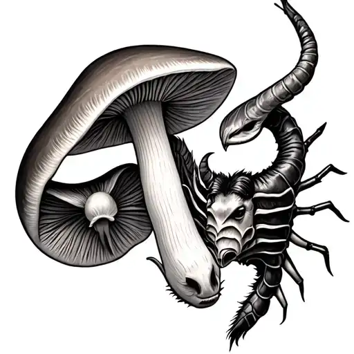 Mushroom And Capricorn And Scorpio
