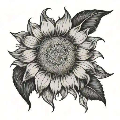 Hippie Inspired Sunflower