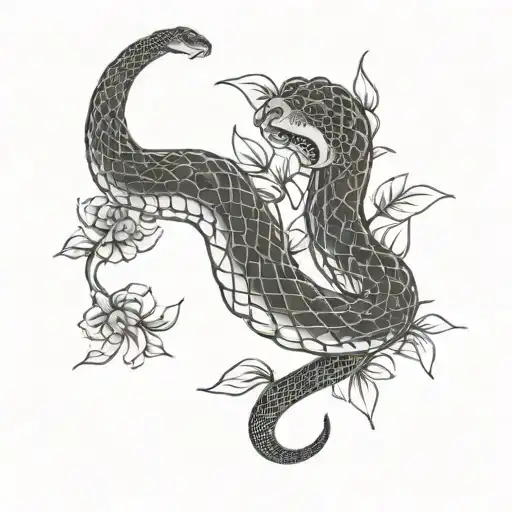 Flowers Snake