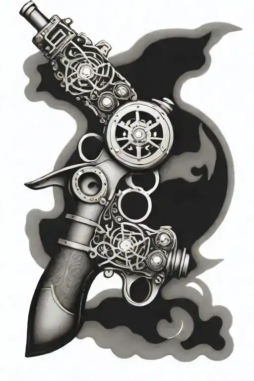 Steam Punk Gun Intertwined