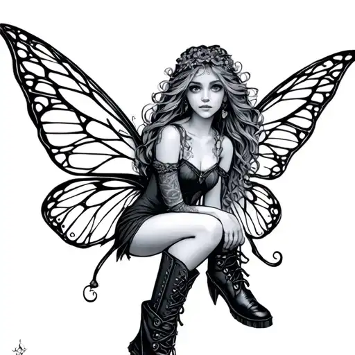 Fairy Wearing Boots