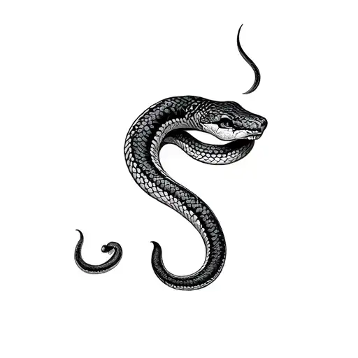 Coverup Snake Coiled Snake Wrapped Tightly