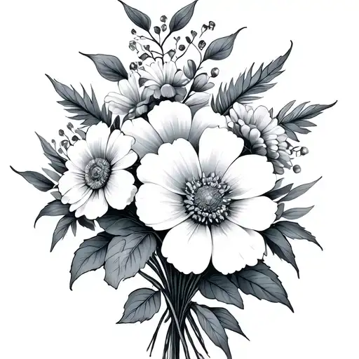 Birth Flower Bouquet