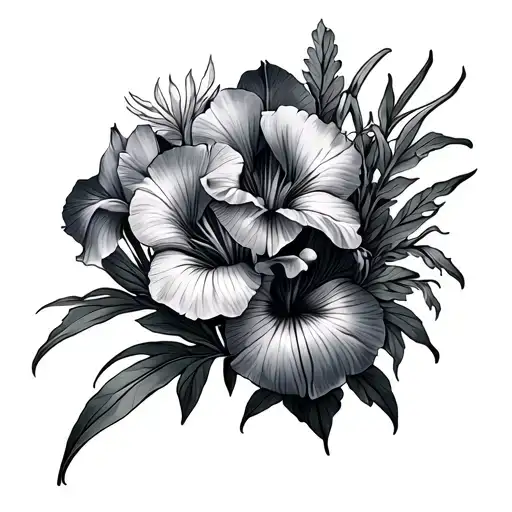 Iris Flowers And Scorpio