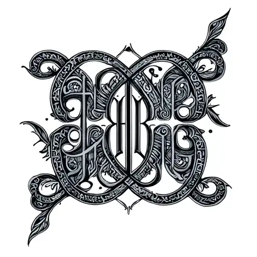 Two Word Ambigram Generator