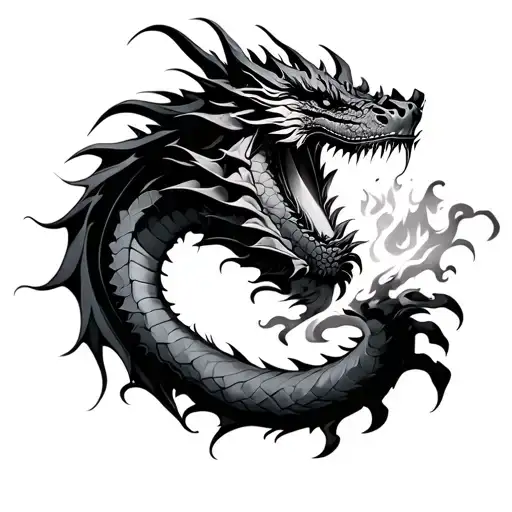 Dragon Breathing Fire