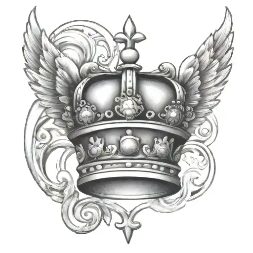 Crown With Wings
